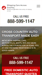 Mobile Screenshot of crosscountrycarshipping.com